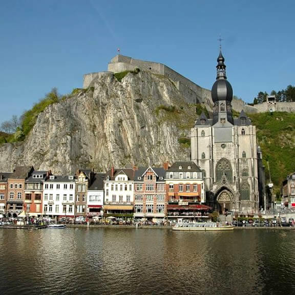 Photo of the citadel of Dinant