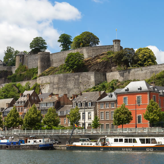 Photo of the citadel of Namur
